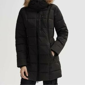 Noize Hannah black puffer parka